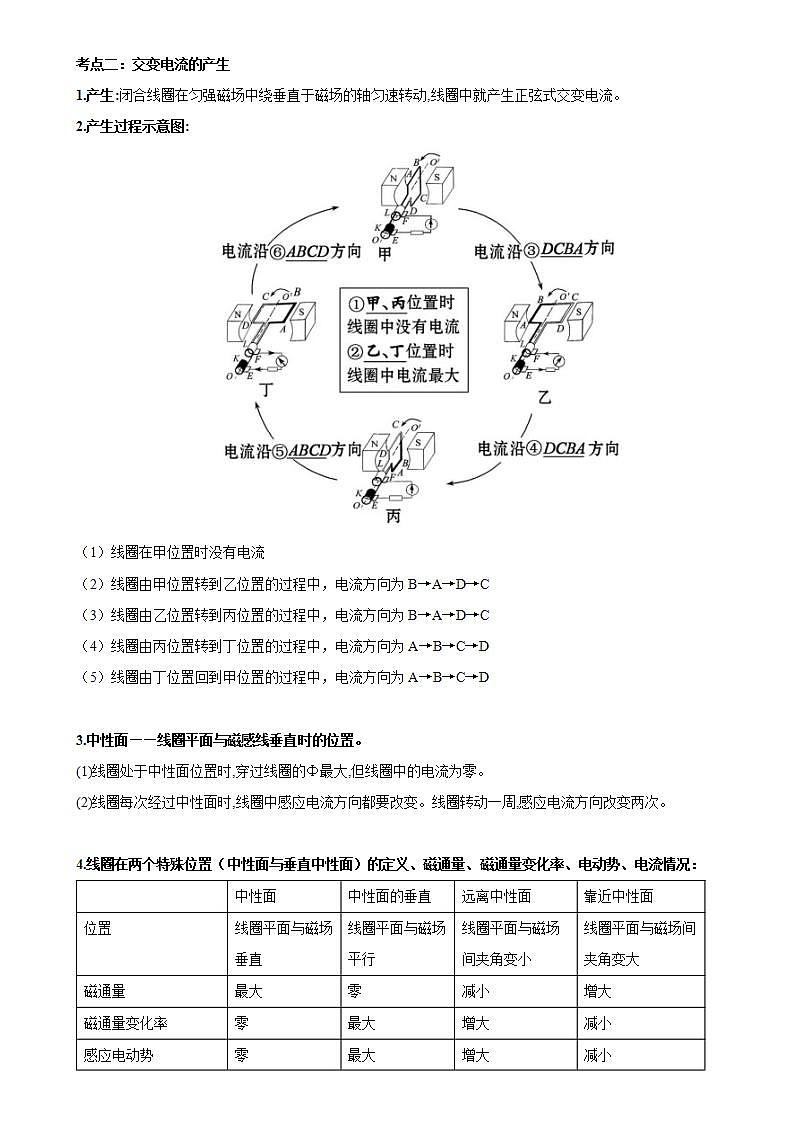 3.1 交變電流 學案第2頁