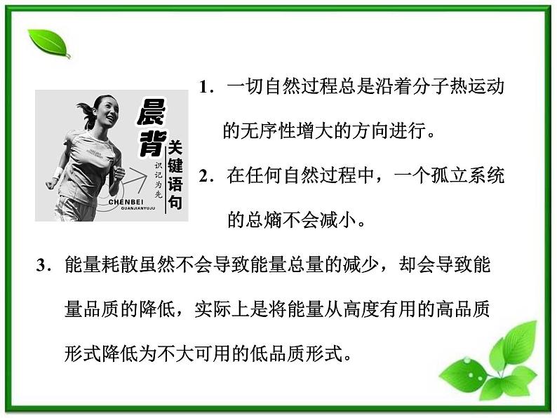 同步备课物理3-3,人教版  10.5《热力学第二定律的微观解释》10.6《能源和可持续发展》课件5第4页