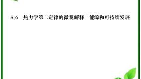 人教版 (新课标)选修35 热力学第二定律的微观解释复习ppt课件