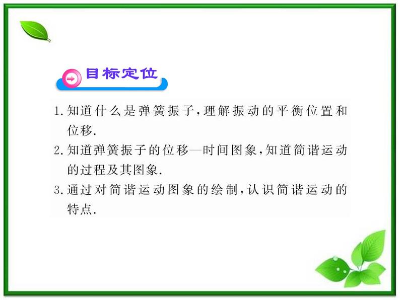 【一轮复习】高二物理课件 11.1 《简谐运动》 (人教版选修3-4)第2页