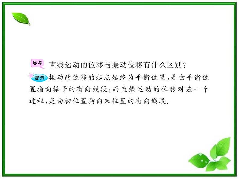 【一轮复习】高二物理课件 11.1 《简谐运动》 (人教版选修3-4)第8页