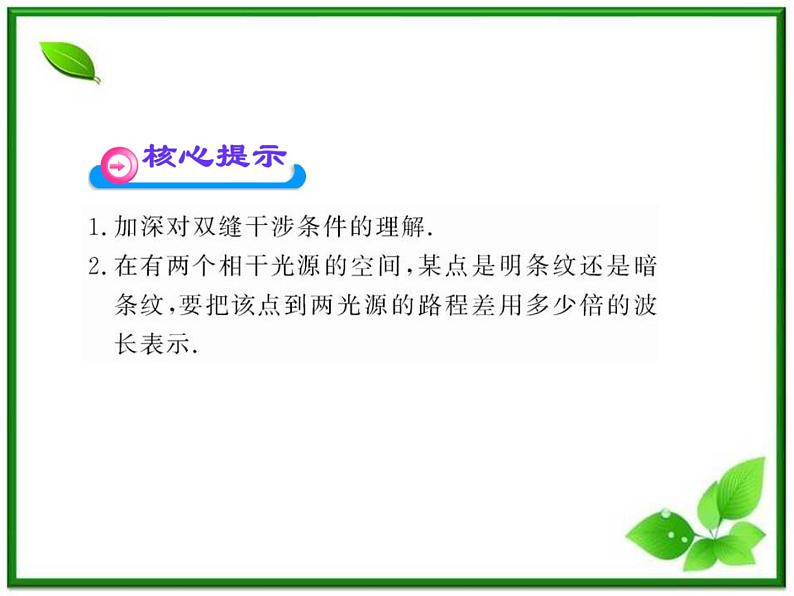 【一轮复习】高二物理课件 13.2 《光的干涉》 (人教版选修3-4)03