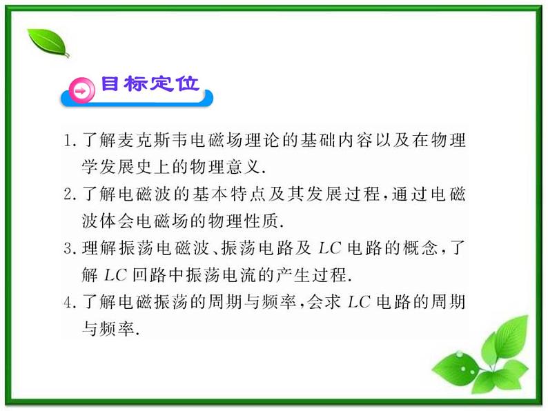 【新品】高二物理课件 14.1 《电磁波的发现》 14.2 电磁振荡 (人教版选修3-4)第2页