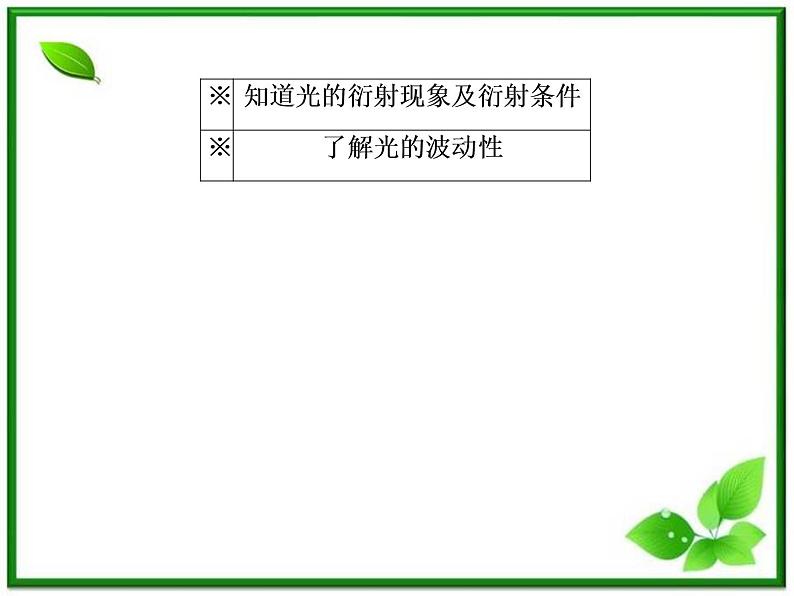 高二物理选修3-4课件:13.5《光的衍射》(人教版)第6页