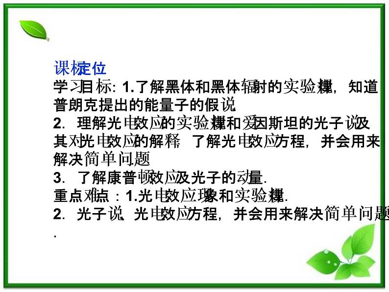 高二物理课件 17.2《光的粒子性》(人教版选修3-5)02