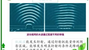 高中物理人教版 (新课标)选修34 波的衍射和干涉教课课件ppt