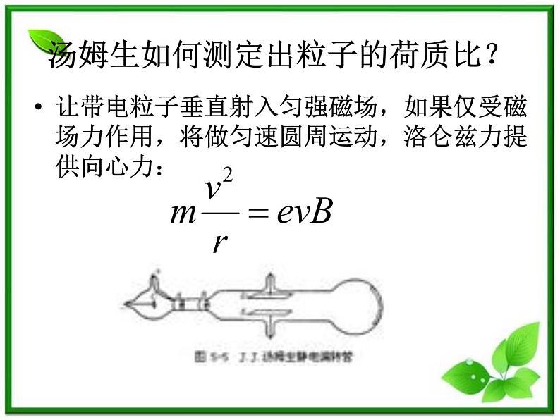 第一节《电子的发现》课件4(11张PPT)(人教版选修3-5)05