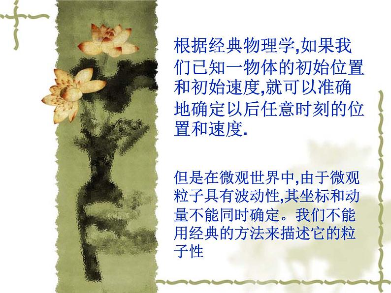《不确定关系》课件四(11张PPT)(新人教版选修3-5)01