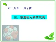 《放射性元素的衰变》课件二（24张PPT）（新人教版选修3-5）