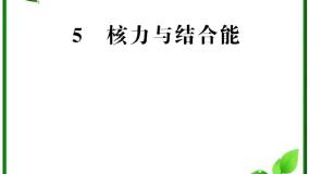 高中选修3-5第十九章 原子核5 核力与结合能复习ppt课件