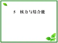 【一轮复习】高二物理课件 19.5 《核力与结合能》 （人教版选修3-5）