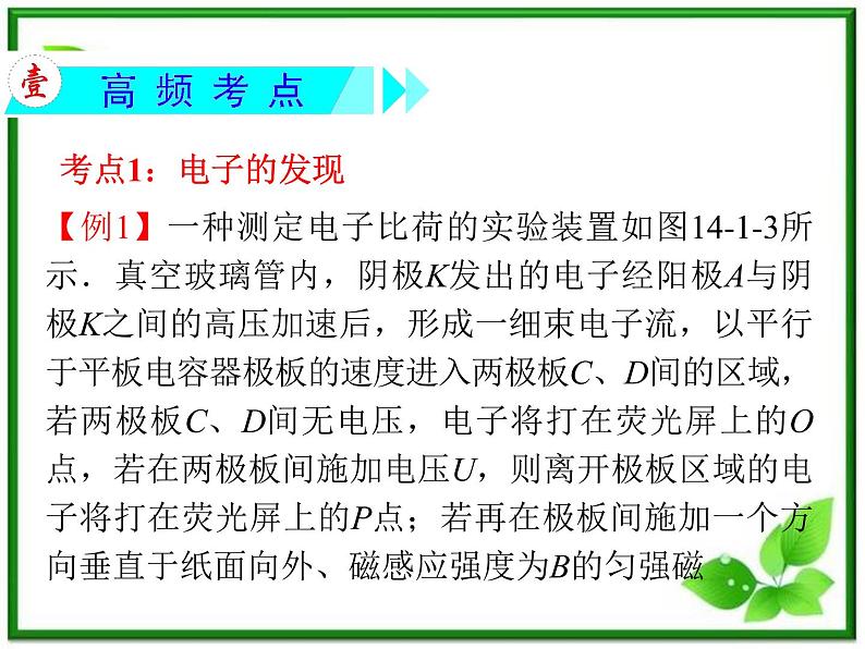 【】届高三物理一轮复习课件(人教版):第19章 第1节 原子结构第3页