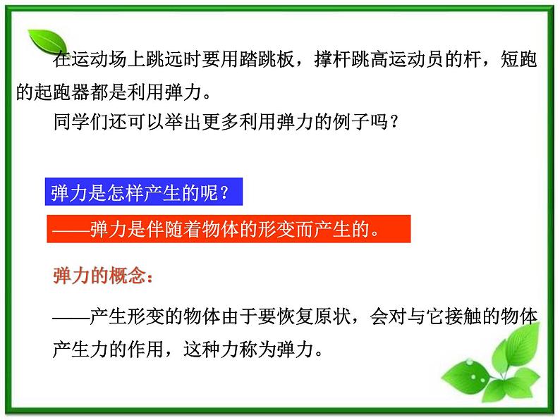 3.2《弹力》课件4(沪科版必修1)02