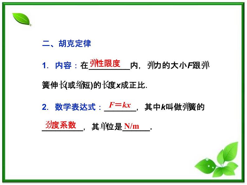 年沪科版物理必修1精品课件:3.2《弹力》06