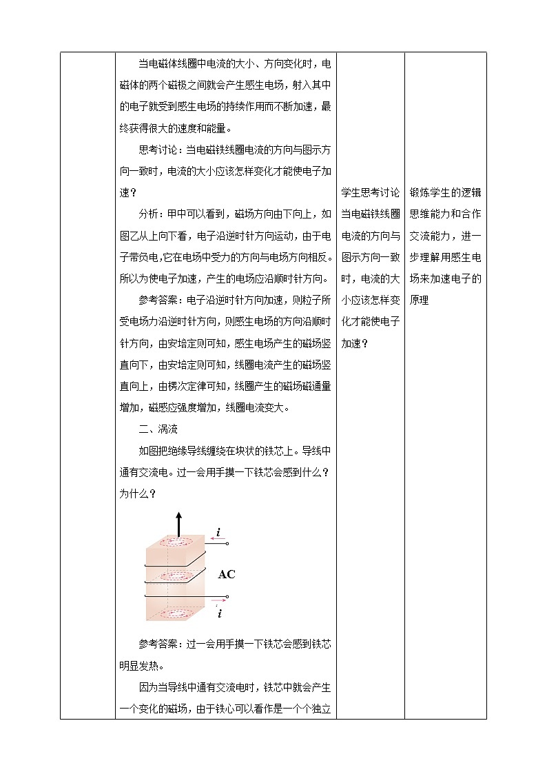 2.3.1涡流、电磁阻尼和电磁驱动 课件+教案+练习03