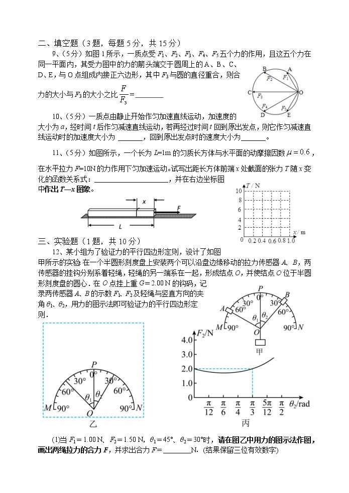 2022年兴宁市高一物理竞赛(样题)(1)03