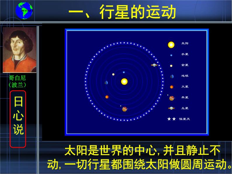 人教版（2003）高中物理必修二第六章万有引力与航天—— 6.1行星的运动课件08