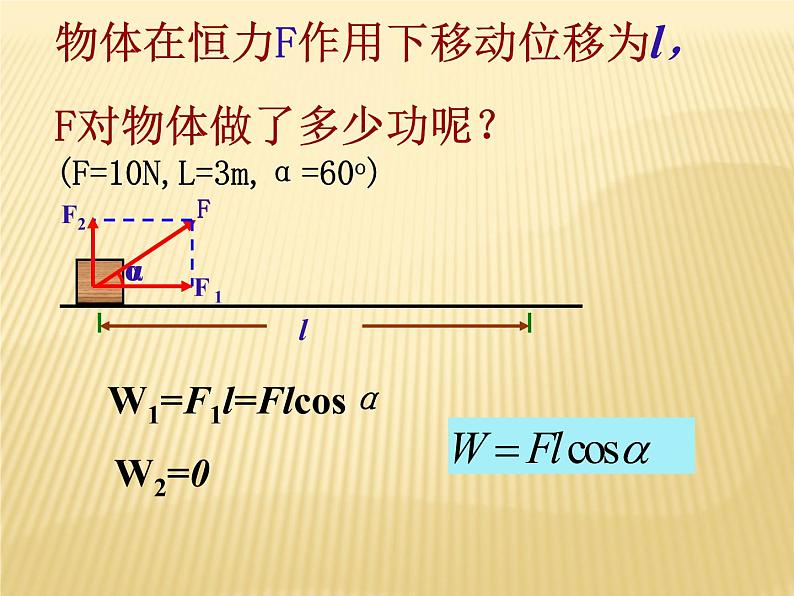 人教版(新课标)高中物理必修二第七章机械能守恒定律——7.2功 说课稿课件PPT08