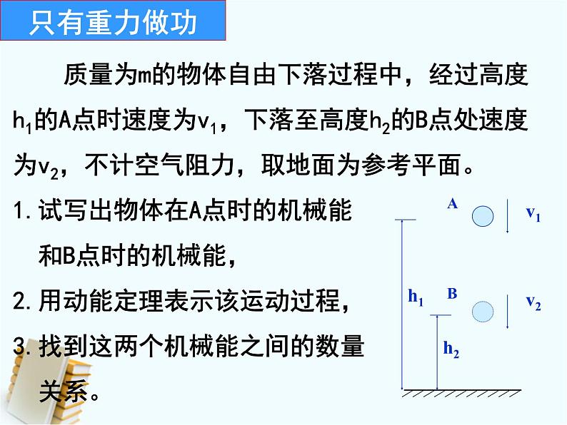 人教版(新课标)高中物理必修二第七章机械能守恒定律——机械能守恒定律稿件课件PPT06