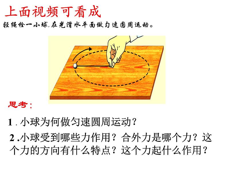 人教版(新课标)高中物理必修二第五章曲线运动—— 5.6向心力课件PPT04