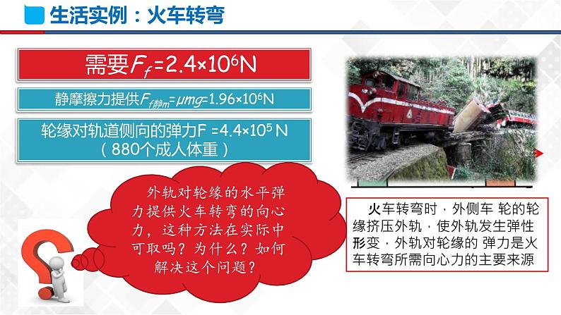 6.4 生活中的圆周运动(课件)第5页