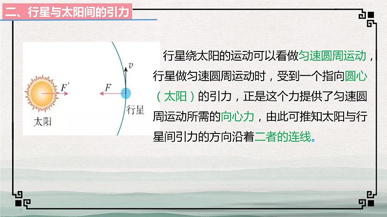 人教版 (2019) 必修 第二册 《7.2 万有引力定律》教学课件第7页