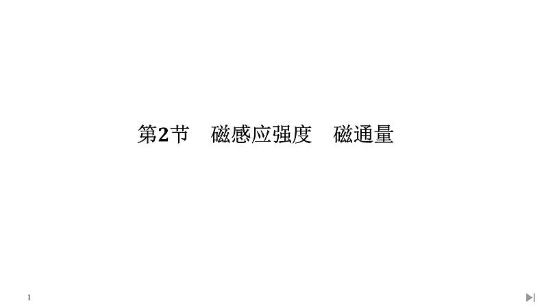 磁感应强度磁通量PPT课件免费下载01