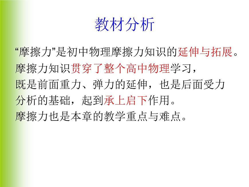 人教版（新課標(biāo)）高中物理必修一第三章相互作用——摩擦力 講稿課件PPT第2頁