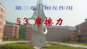 高中物理人教版 (新课标)必修13 摩擦力课堂教学课件ppt