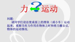 2021学年1 牛顿第一定律说课ppt课件