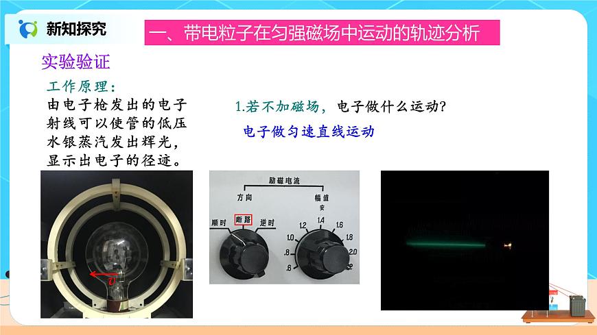 1.3 帶電粒子在勻強(qiáng)磁場(chǎng)中的運(yùn)動(dòng) 課件第7頁(yè)