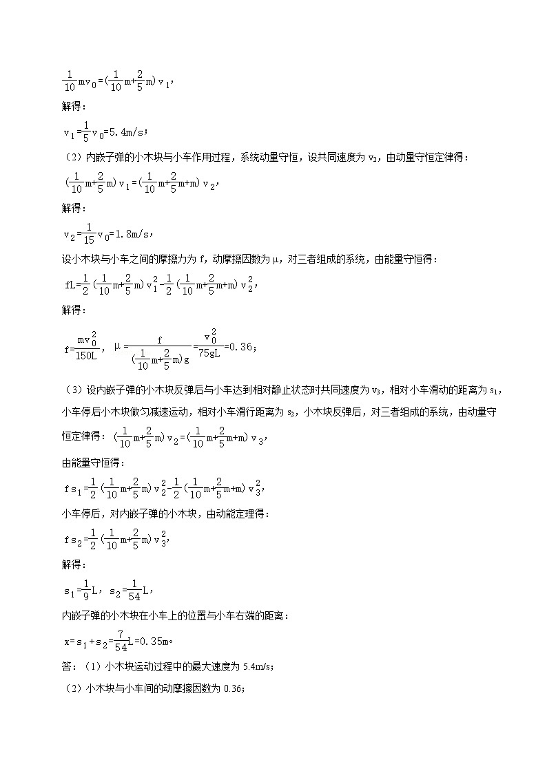 专题42 碰撞中的多过程问题 2022届高中物理常考点归纳二轮复习第3页