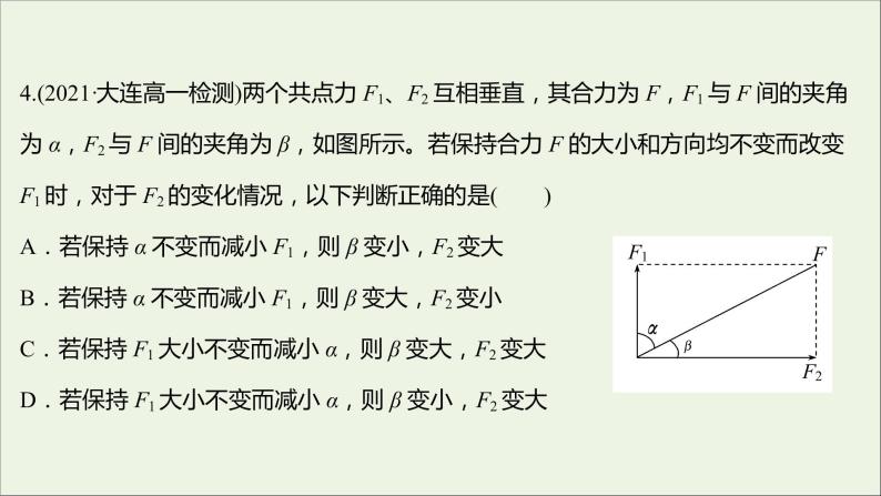 高中物理练习14力的合成课件新人教版必修107