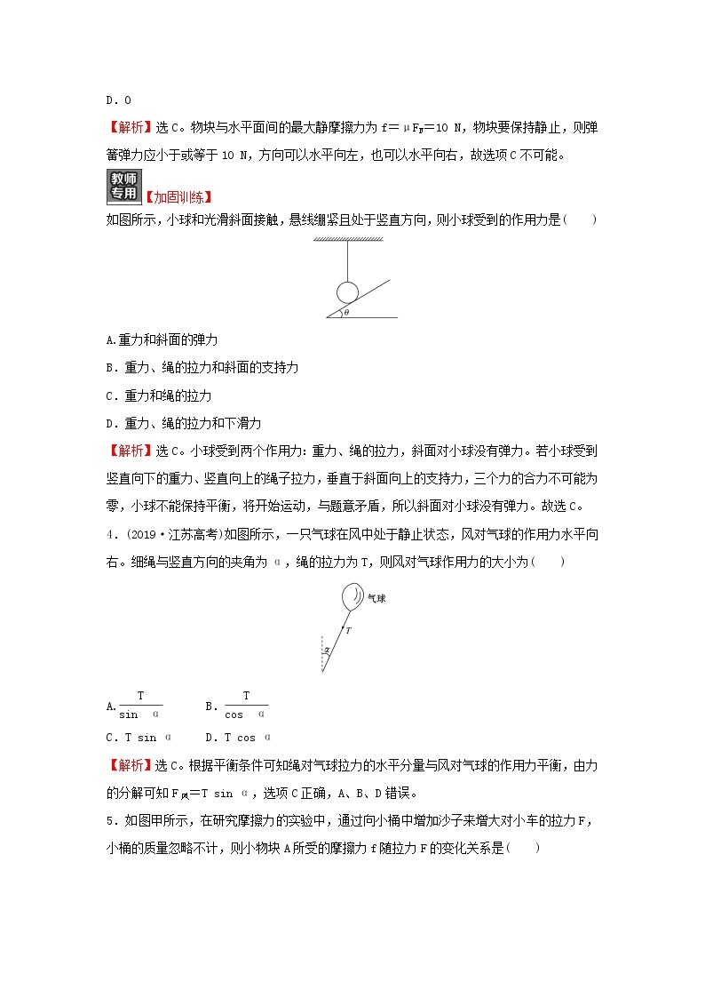 2021_2022学年高中物理第二章力单元形成性评价含解析教科版必修1练习题02