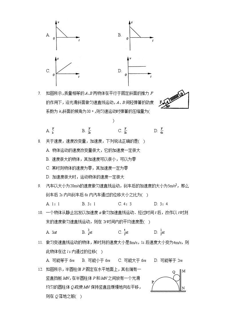2022年陕西省西安市长安七中高考物理一模试卷(含答案解析)第2页