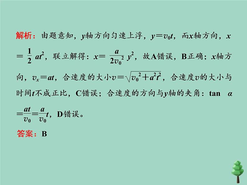 2022年高考物理二轮复习第一部分专题一力与运动第三讲力与曲线运动课件第8页
