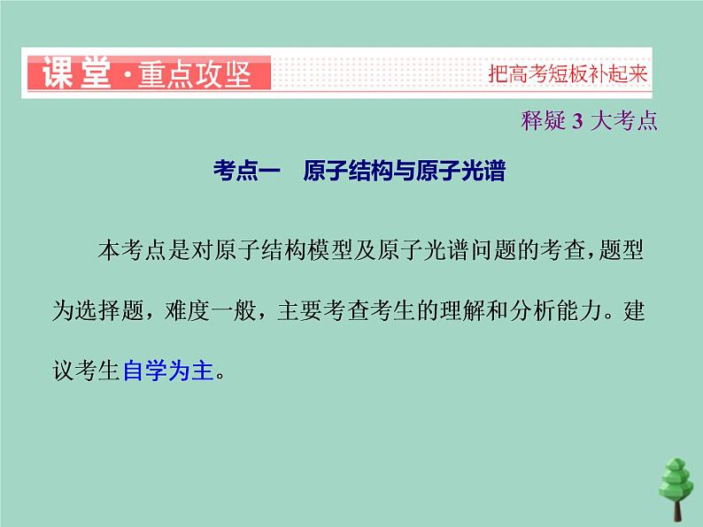 2022年高考物理二轮复习第一部分专题五动量与原子物理学第三讲原子结构与原子核课件第3页