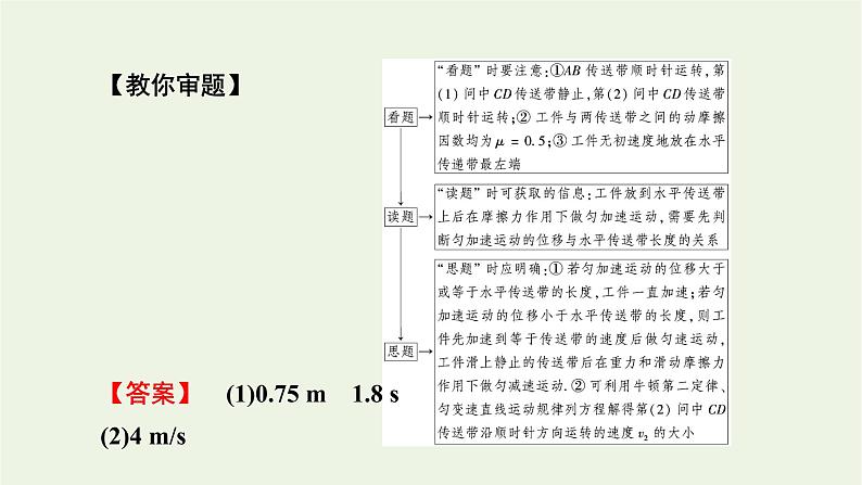 2022年高考物理二轮复习题型突破四“3大技巧”破解计算题课件第8页