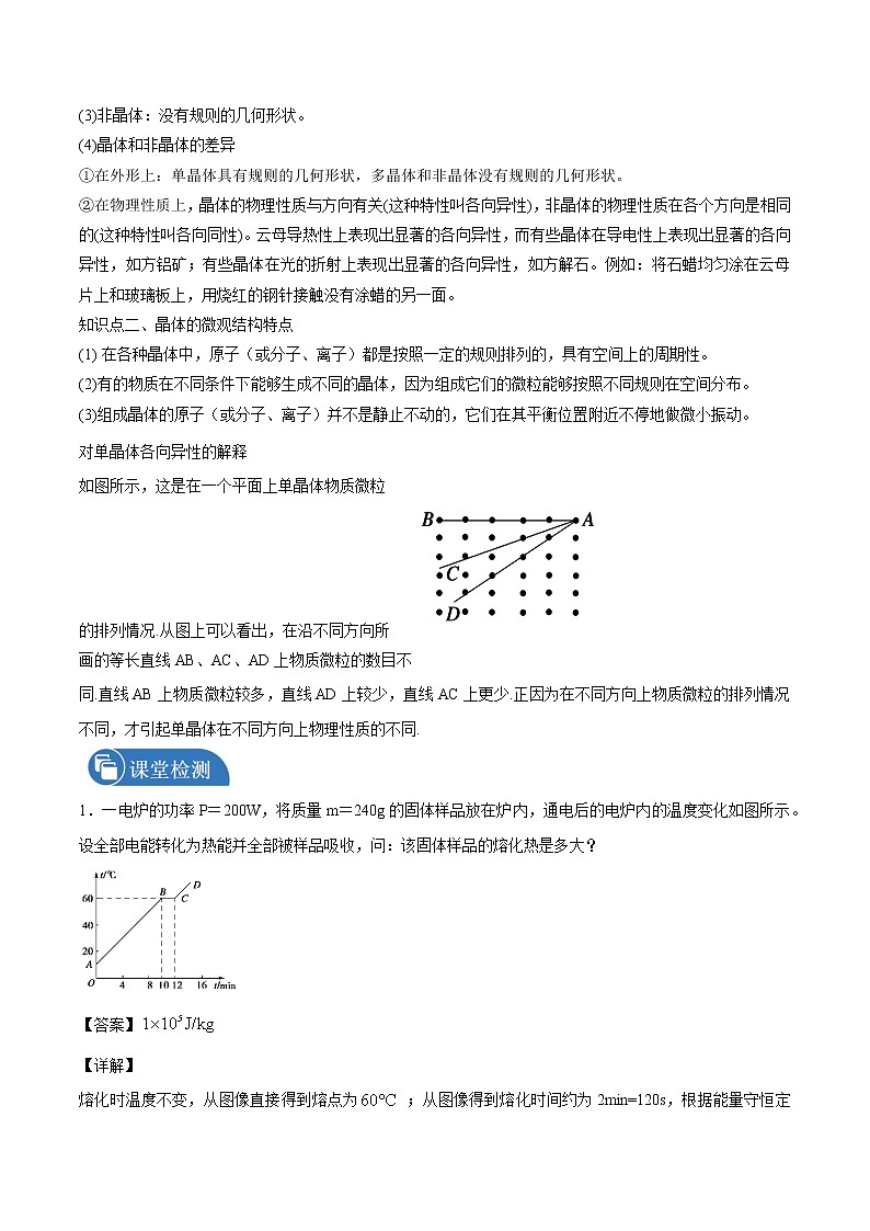 2.4 固體 學案 高中物理新人教版選擇性必修第三冊（2022年）第2頁