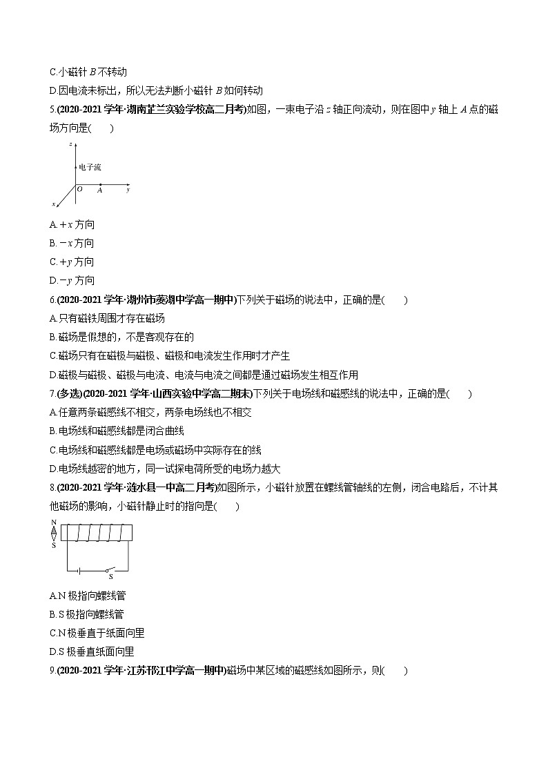 专题14 磁场 磁感线、磁感应强度 磁通量(原卷版)第2页