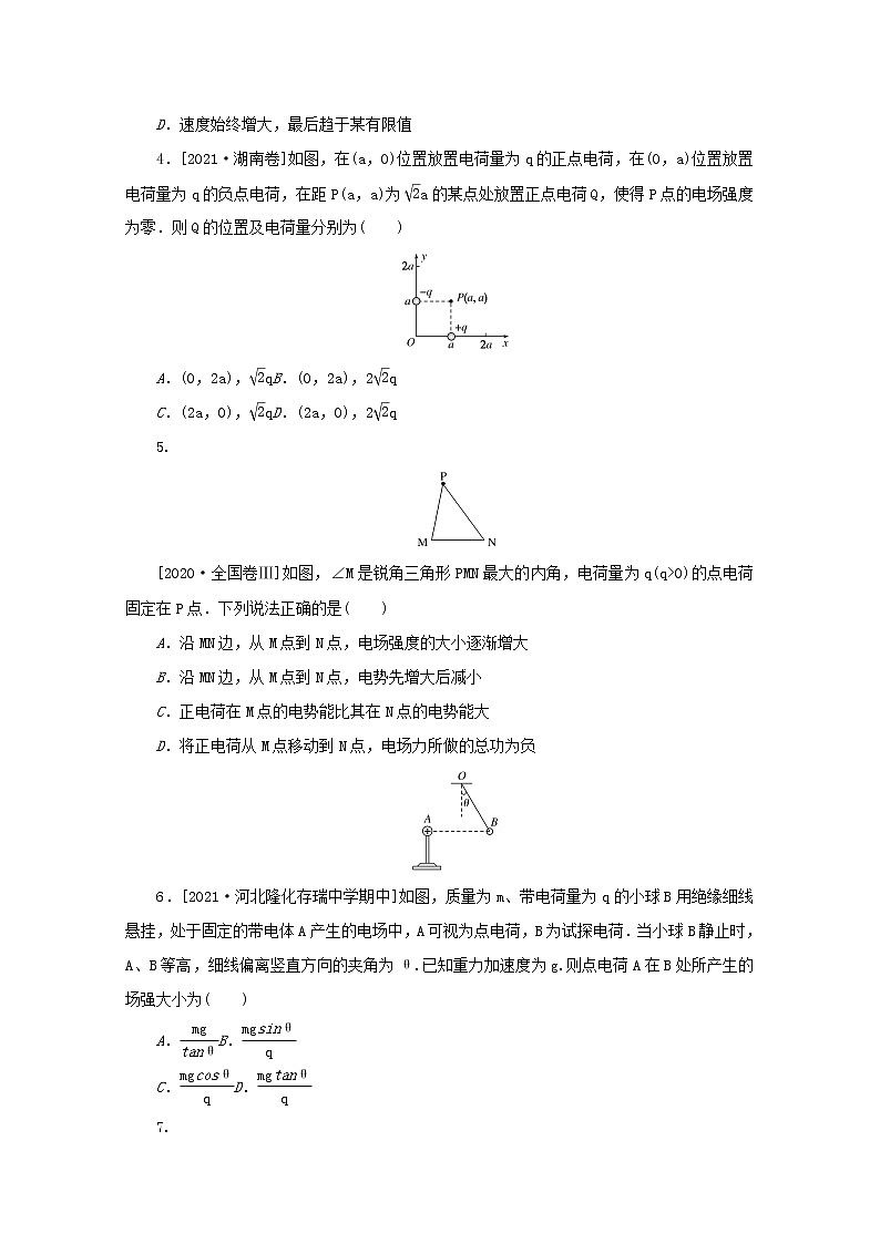 高考物理一轮复习专题53电场力的性质练习含解析第2页