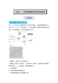 【原创】（新高考）2022届高三物理精准提升专练15 与闭合电路欧姆定律有关的实验