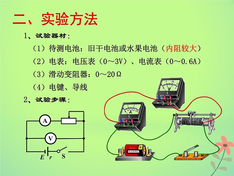 2022年高中物理第二章恒定电流2.10实验:测量电源的电动势和内阻课件人教版选修3_103