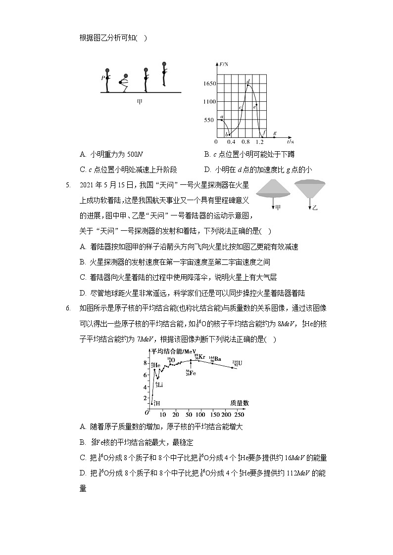 2022年云南省昆明一中、宁夏银川一中高考物理一模试卷02