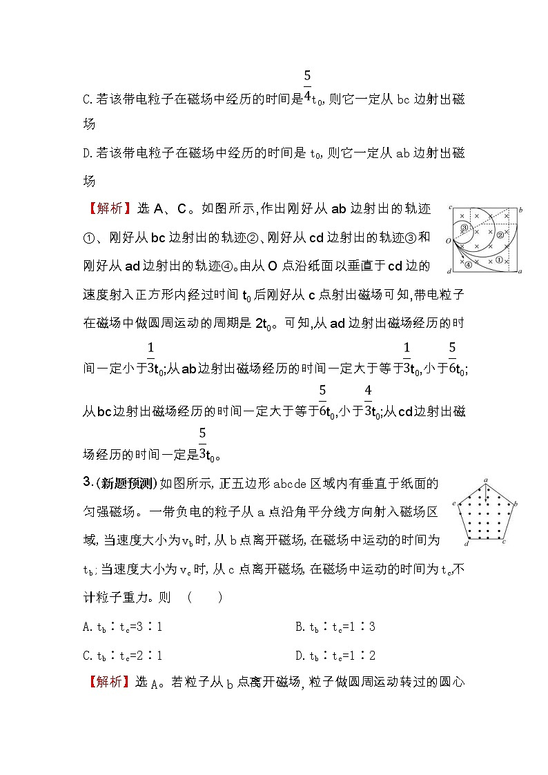 高考物理一轮复习高效演练创新题9.2《磁场对运动电荷的作用》(含答案详解)第2页