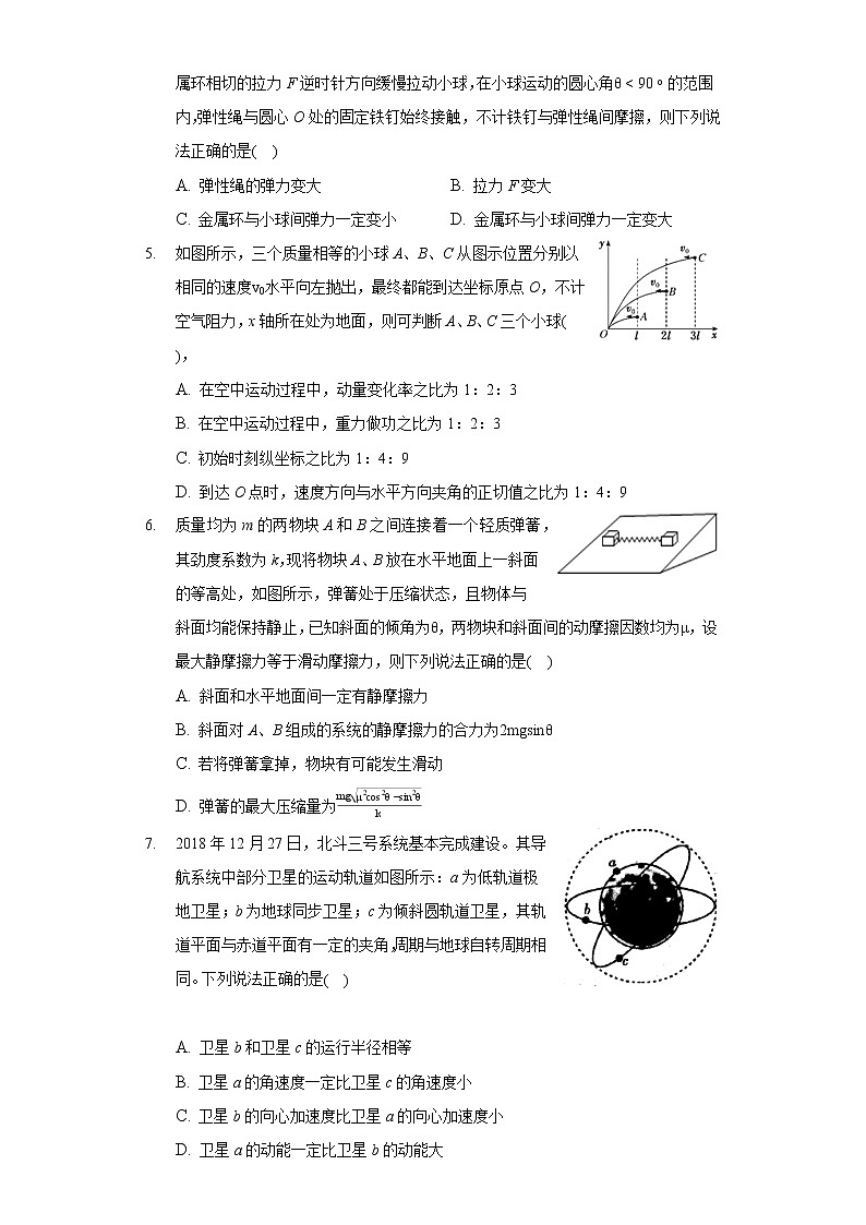 2022年四川省泸州市泸县五中高考物理二诊试卷02