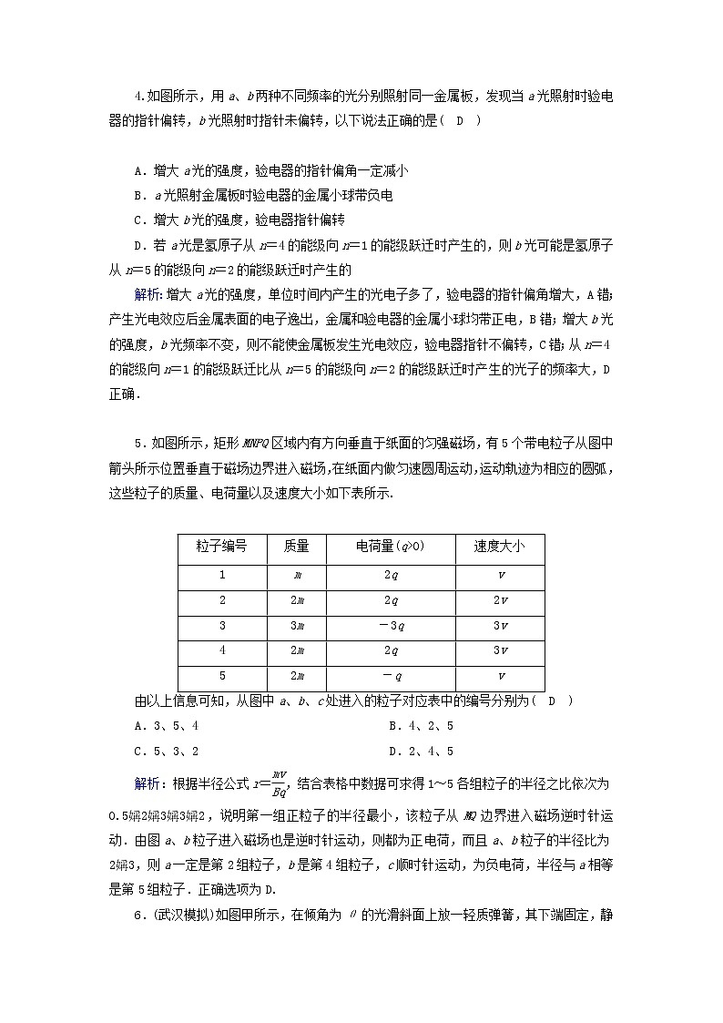 高考物理二轮专项复习选择题提速练11 (含详解)第2页