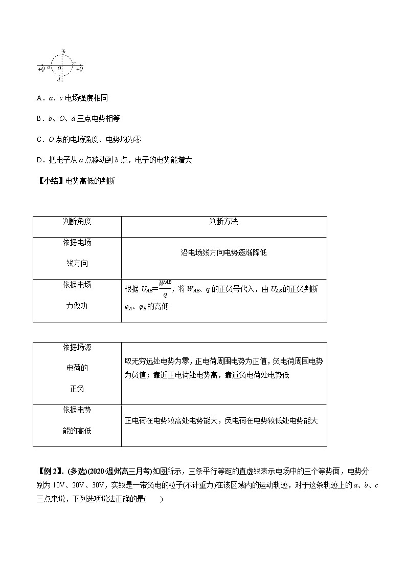 专题8.2 电场能的性质-2021年高考物理一轮复习考点扫描学案03