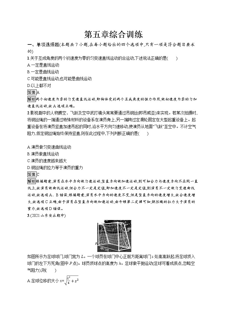 第五章综合训练第1页