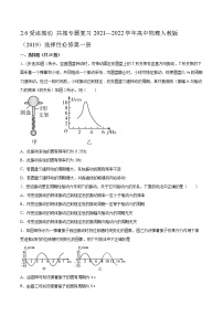 高中物理6 受迫振动 共振同步达标检测题